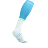 COMPRESSPORT Skarpety kompresyjne FULL SOCKS OXYGEN norse blue/neon green