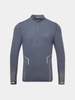 RONHILL Bluza biegowa męska TECH REFLECT 1/2 ZIP anchor/reflect