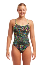 FUNKITA Strój kąpielowy damski jednoczęściowy DIAMOND BACK ONE PIECE spot me