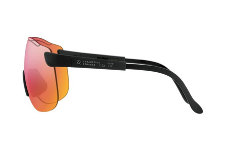 ALBA OPTICS Okulary rowerowe STRATOS BLK VZUM LAVA