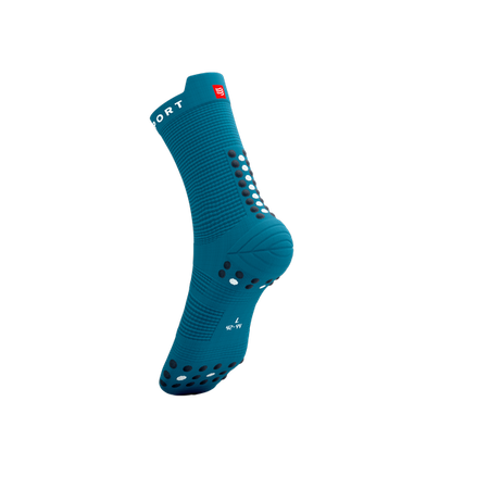 COMPRESSPORT Skarpetki do biegania wysokie ProRacing Socks V4 mosaic blue magent