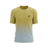 COMPRESSPORT Koszulka biegowa PERFORMANCE SS T-SHIRT ceylon yellow/gray dawn