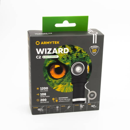 ARMYTEK Latarka czołowa WIZARD C2 White 1200 lumenów