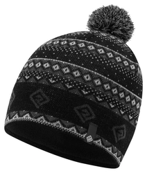 RONILL Czapka do biegania WINTER BOBBLE HAT black/oxide/white