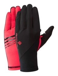 RONHILL Rękawiczki do biegania WIND-BLOCK GLOVE czarno-różowe