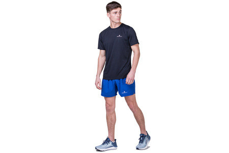 RONHILL Koszulka biegowa męska CORE S/S TEE black/bright white