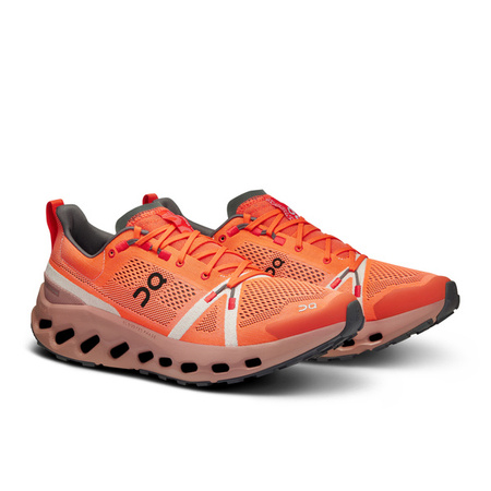 ON RUNNING Buty do biegania w terenie CLOUDSURFER TRAIL flame/dustrose