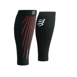 COMPRESSPORT Opaski kompresyjne na łydki R2 AERO black/red