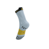 COMPRESSPORT Skarpetki do biegania trailowe PRORACING SOCKS V4 TRAIL grey dawn/ceylon yellow