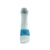 COMPRESSPORT Skarpetki do biegania PRORACING SOCKS V4 ULTRALIGHT RUN HIGH white/norse blue/neon green