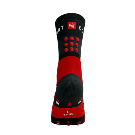 COMPRESSPORT Skarpetki trekkingowe HIKING SOCKS black/core red/white