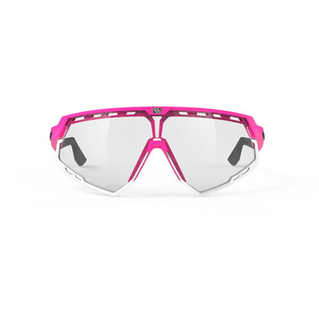 RUDY PROJECT Okulary sportowe z fotochromem DEFENDER IMPACTX PHOTOCHROMIC fluo pink 2 laser black