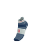 COMPRESSPORT Skarpetki do biegania krótkie PRORACING SOCKS V4 RUN LOW blues/sugar