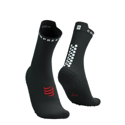 COMPRESSPORT Skarpetki do biegania wysokie PRORACING SOCKS V4 RUN HIGH black/white