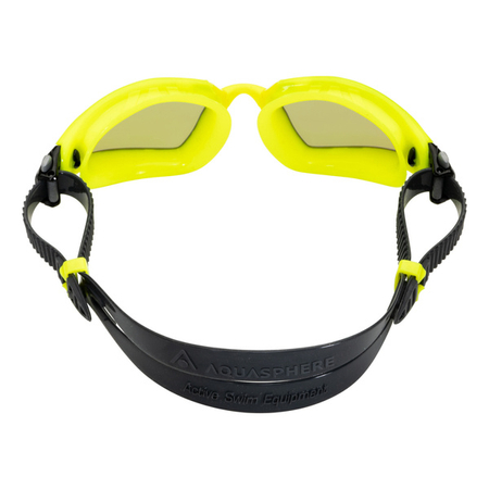 AQUA SPHERE Okulary do pływania KAYENNE PRO Yellow Titanium Mirrored