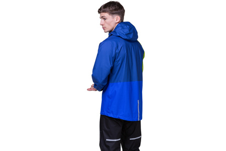 RONHILL Kurtka biegowa męska TECH FORTIFY JACKET ocean/citrus