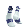 COMPRESSPORT Skarpetki do biegania wysokie PRORACING SOCKS V4 RUN HIGH star white/orient blue