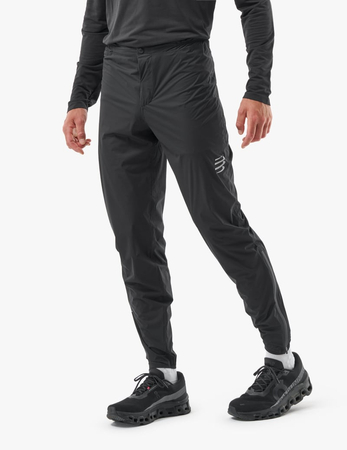 COMPRESSPORT Spodnie biegowe przeciwdeszczowe HURRICANE WATERPROOF PANTS 2.0 black