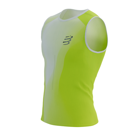 COMPRESSPORT Koszulka biegowa PERFORMANCE TANK safe yellow