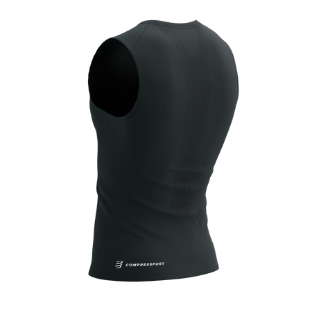 COMPRESSPORT Koszulka biegowa męska TRAIL RACING TANK black