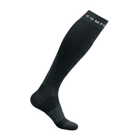 COMPRESSPORT Skarpety kompresyjne narciarskie ALPINE SKI FULL SOCKS black/steel grey