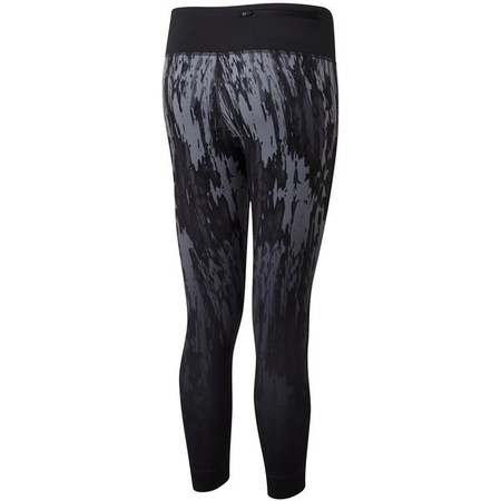 RONHILL Legginsy do biegania damskie MOMENTUM CROP TIGHT szare