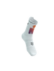 COMPRESSPORT Skarpetki do biegania wysokie PRORACING SOCKS V4 RUN HIGH IRONMAN 2025 white/sunset