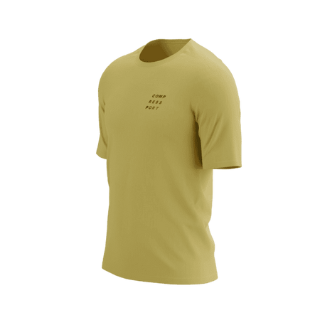 COMPRESSPORT Koszulka lifestyle męska PODIUM SS T-SHIRT ceylon yellow