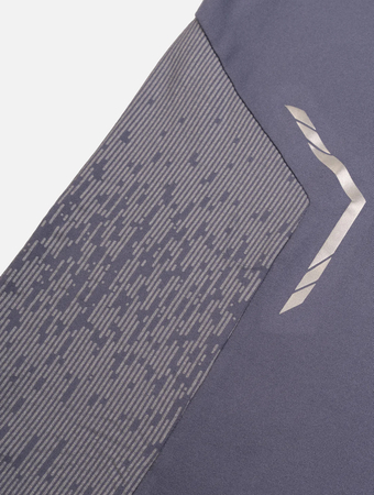 RONHILL Bluza biegowa męska TECH REFLECT 1/2 ZIP anchor/reflect