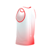COMPRESSPORT Koszulka biegowa PERFORMANCE SINGLET fluo red/white