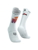 COMPRESSPORT Skarpetki rowerowe PRORACING SOCKS V4 BIKE IRONMAN 2025 white/sunset