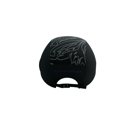 COMPRESSPORT Czapka biegowa 5 PANEL LIGHT CAP AURORA black/aurora