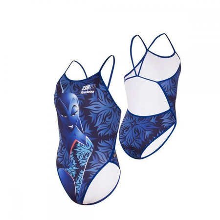 ZEROD Strój kąpielowy jednoczęściowy ONE PIECE RAVENMAN MERMAID BLUE