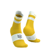 COMPRESSPORT Skarpetki do biegania wysokie PRORACING SOCKS V4 RUN HIGH lemon/white