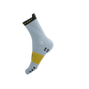 COMPRESSPORT Skarpetki do biegania trailowe PRORACING SOCKS V4 TRAIL grey dawn/ceylon yellow