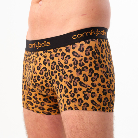 COMFYBALLS Bokserki REGULAR COTTON leopard