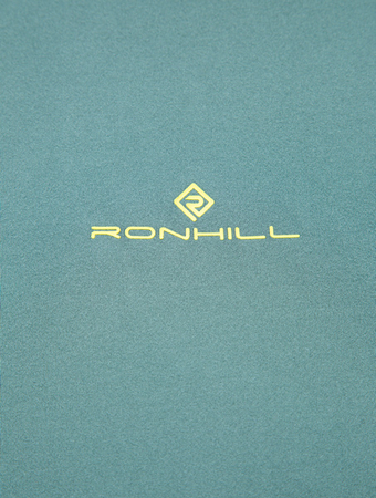 RONHILL Bluza biegowa męska TECH REFLECT 1/2 ZIP dark sage/reflect