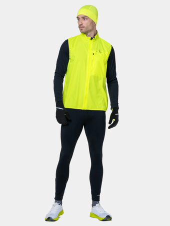 RONHILL Kamizelka biegowa męska CORE GILET fluo yellow/black