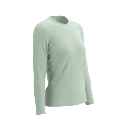COMPRESSPORT Koszulka biegowa damska z długim rękawem PERFORMANCE LS T-SHIRT aqua
