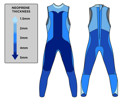 BLUESEVENTY Pianka triathlonowa bez rękawów REACTION SLEEVELESS 2022 męska