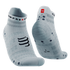 COMPRESSPORT Skarpetki do biegania PRORACING SOCKS V4 ULTRALIGHT RUN LOW white/alloy