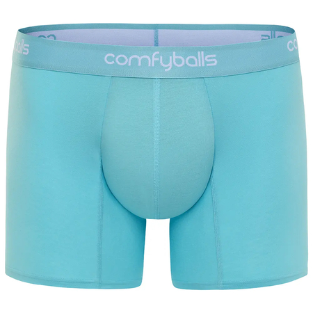 COMFYBALLS Bokserki do biegania LONG PERFORMANCE sky blue