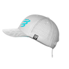 COMPRESSPORT Czapka biegowa z daszkiem RACING TRUCKER CAP biała