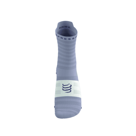 COMPRESSPORT Skarpetki do biegania PRORACING SOCKS V4 ULTRALIGHT RUN HIGH lavender/white