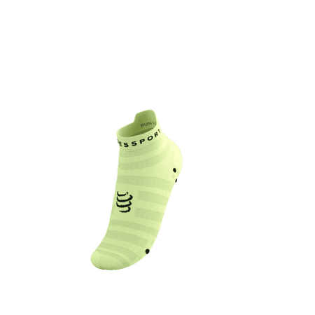 COMPRESSPORT Skarpetki do biegania PRORACING SOCKS V4 ULTRALIGHT RUN LOW shadow lime/black
