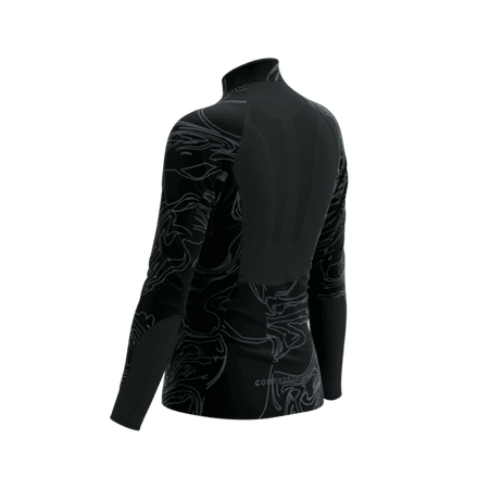 COMPRESSPORT Kurtka biegowa damska HURRICANE WINDPROOF JACKET AURORA black/aurora