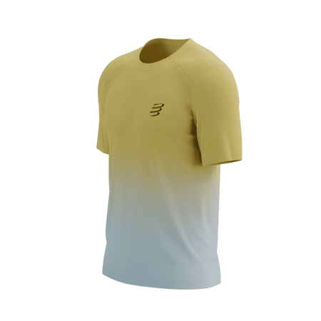 COMPRESSPORT Koszulka biegowa PERFORMANCE SS T-SHIRT ceylon yellow/gray dawn