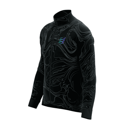 COMPRESSPORT Kurtka biegowa męska HURRICANE WINDPROOF JACKET AURORA black/aurora