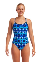 FUNKITA Strój kąpielowy damski jednoczęściowy DIAMOND BACK ONE PIECE gee a geo