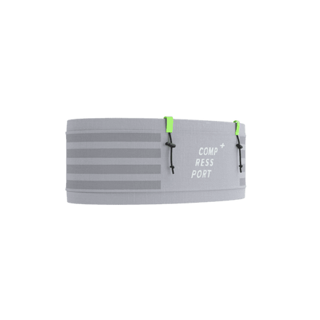 COMPRESSPORT Pas biegowy FREE BELT PRO gray violet/neon green